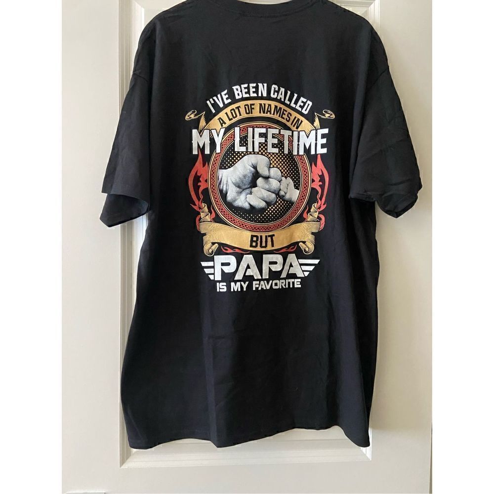 Papa is my favorite name T-shirt size 2XL